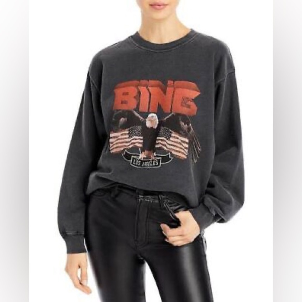 Anine Bing Classic Eagle vintage Graphic Sweatshirt